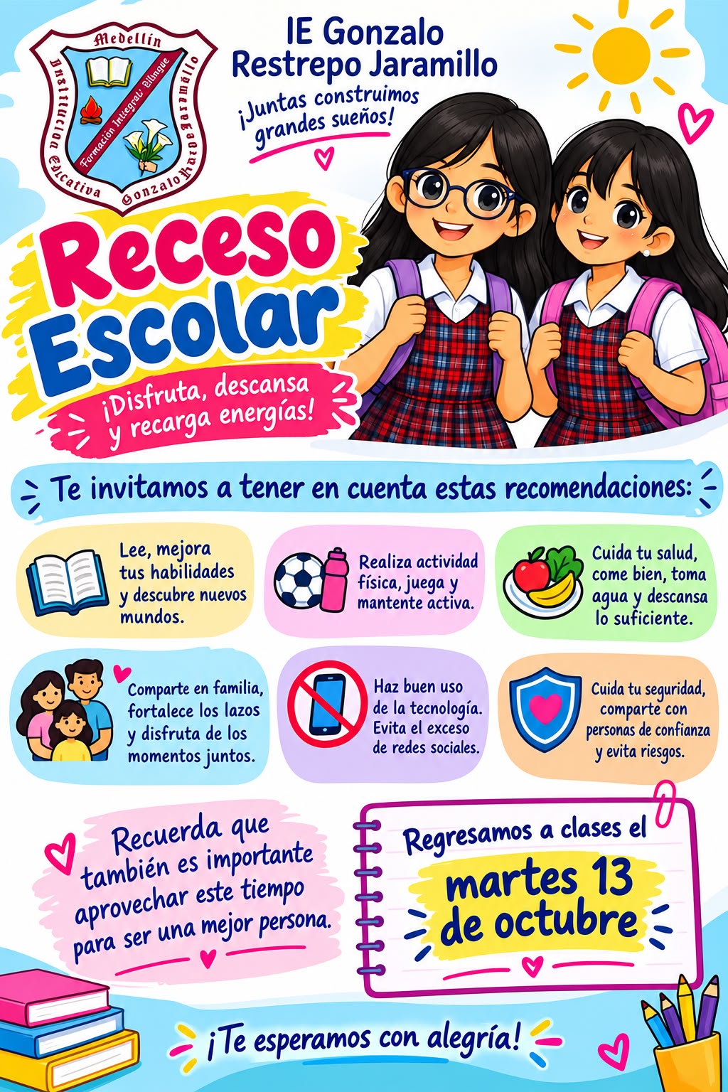 REGRESO A CLASES 13 DE OCTUBRE